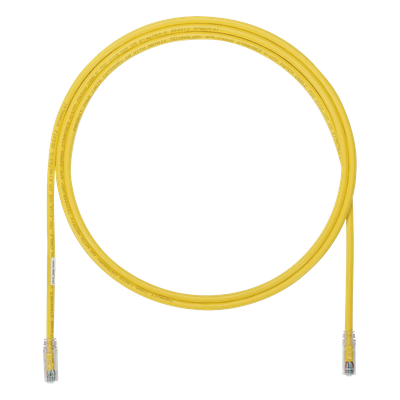 Cable de Parcheo UTP, Cat6A, 24 AWG, CM, Color Amarillo, 3.05 Metros (10 Pies)