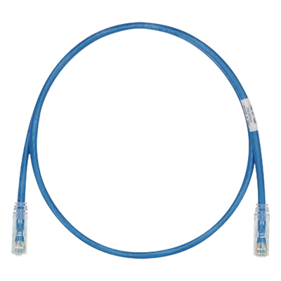 Cable de Parcheo TX6, UTP Cat6, 24 AWG, CM, Color Azul, 4.57 Metros (15 Pies)