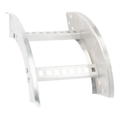 Curva Vertical Exterior de Aluminio de 90° Perfil Z / Peralte 3 1/4" / Ancho 9" / Radio 8" / Incluye Tornillería (CHVE90EZ314R8X9AK)
