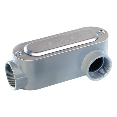 Caja Condulet tipo LL de 1" (25.4 mm) Incluye tapa y tornillos.