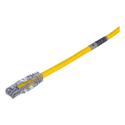 Cable de Parcheo TX6, UTP Cat6, 24 AWG, CM, Color Amarillo, 6.10 Metros (20 Pies)