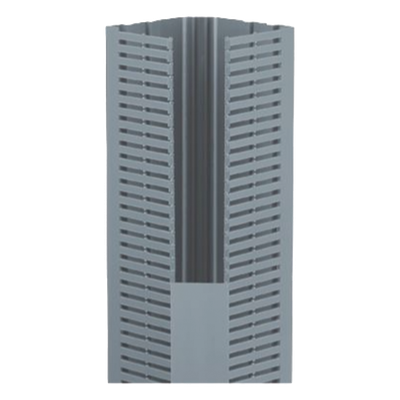 Canaleta para Cable en Esquina, 5.33" x 4.58", 6 Pies, Color Gris
