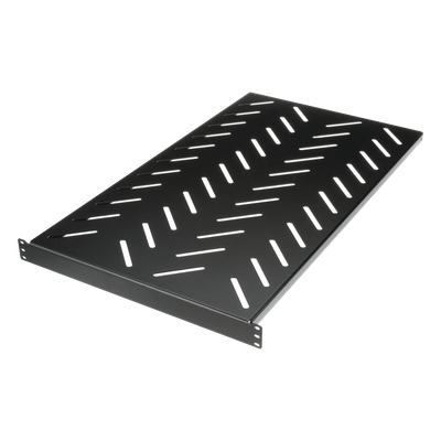 Charola para Soportar Equipos en Rack de 19" de 4 Postes, Profundidad Máxima de 30 in, Capacidad de Carga de 125 kg, 1 UR