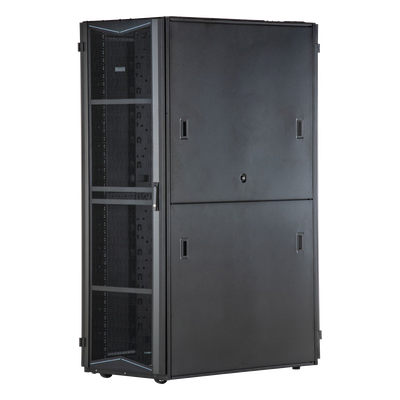 Gabinete FlexFusion para Centros de Datos, 42 UR, 700 mm de Ancho, 1200 mm de Profundidad, Fabricado en Acero, Color Negro