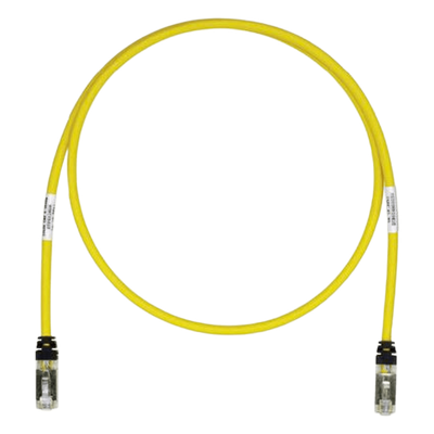 Patch Cord Cat6A, Blindado S/FTP, CM/LS0H, 3.96 Metros (13 Pies), Color Amarillo
