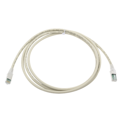 Patch Cord Z-MAX Cat6A S/FTP, CM/LS0H, 1.52 Metros (5 Pies), Color Gris, Versión Bulk (Sin Empaque Individual)