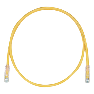 Cable de Parcheo TX6, UTP Cat6, 24 AWG, CM, Color Amarillo, 3.05 Metros (10 Pies)