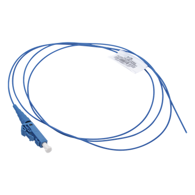 Pigtail de Fibra Óptica LC Simplex, Monomodo OS2 9/125, 900um, Color Azul, 2 Metros (6.56 Pies)