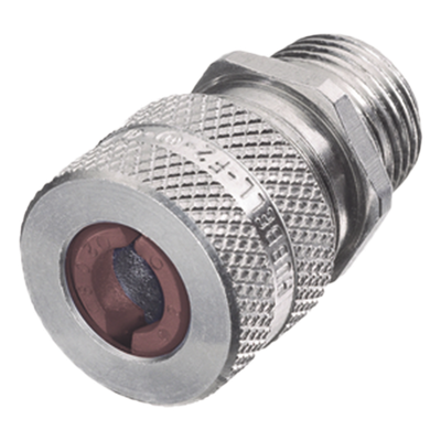 Conector de cable, de aluminio macho recto, .50 - .63 ", 1/2".
