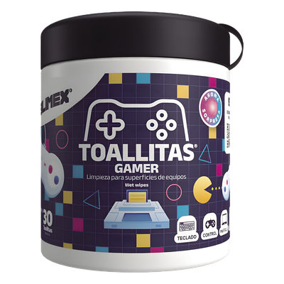 Toallitas Gamers, Excelente Opción Para Gamers Que Buscan Mantener Sus Consolas y Accesorios en Perfecto Estado, Libres de Suciedad y Protegidos Contra Bacterias