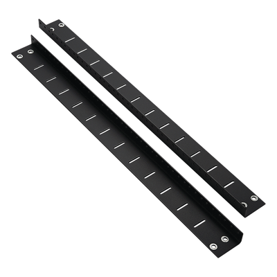 Kit de Rieles Posteriores para Gabinetes PanZone de Panduit, de 12 UR, Color Negro