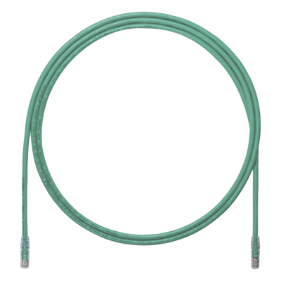 Cable de Parcheo UTP, Cat6A, 24 AWG, CM, Color Verde, 6.1 Metros (20 Pies)