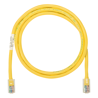 Cable de Parcheo UTP Categoría 5e, con Plug Modular en Cada Extremo - 6 Metros (19.69 Pies) - Amarillo