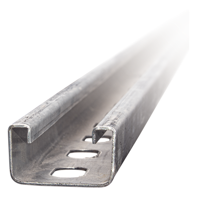 Unicanal Perforado 4 x 4 cm x 3 m / Calibre 14 / Galvanizado Electrolítico.