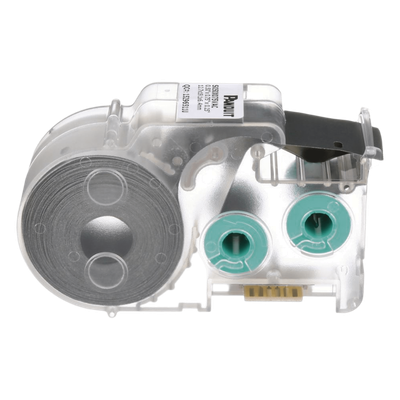 Casete de 275 Etiquetas Autolaminadas de 19 x 25.4 mm (0.75 x 1 pulgadas), para Cables de 3 a 4 mm (0.12 a 0.16 pulgadas) de Diámetro, Área de Impresión Color Blanco