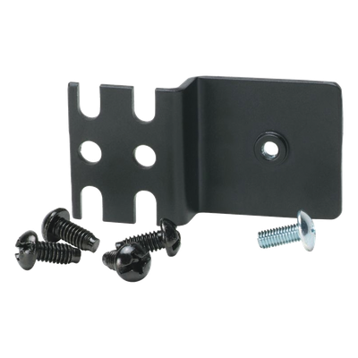 Soporte Para Canaleta Fiber-Duct™ 2x2 o 4x4, Para Instalación en Rieles de Rack de 2 o 4 Postes, Color Negro