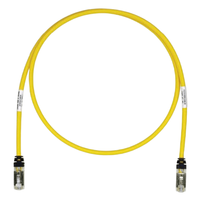 Patch Cord Cat6A, Blindado S/FTP, CM/LS0H, 0.5 Metros (1.64 Pies), Color Amarillo