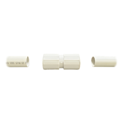 Manguito / Cople Morbidx IP67 libre de halógenos para unir tubería rígida de 20 mm (3/4) permite una instalación hermética no necesita pegamento 