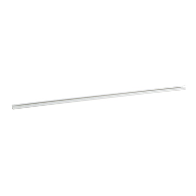 Canaleta LD3 de PVC rígido, con cinta adhesiva para instalación sin herramientas, 19.6 x 12 x 1828.8 mm, Color Blanco
