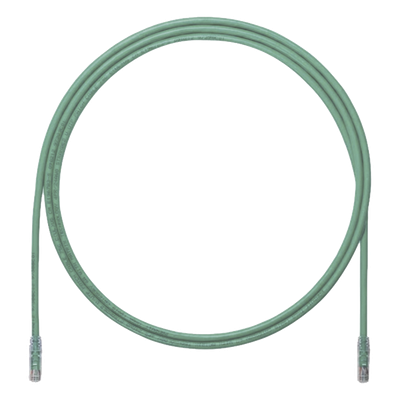 Cable de Parcheo UTP, Cat6A, 24 AWG, CM, Color Verde, 1.52 Metros (5 Pies)