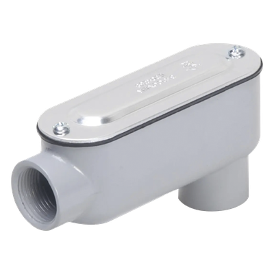 Caja Condulet tipo LB de 1/2" (12.7 mm) / Con tapa y empaque.