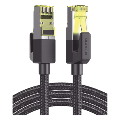 Cable Ethernet Cat7 CLASS F/FTP Redondo con Malla de Nylon 5 Metros (16.40 Pies)