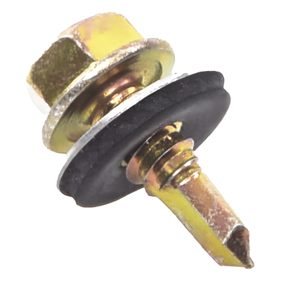  Tornillo Punta Broca Sello Montado 6.5 X 19 mm (1/4" X 3/4") Caj.  C/100pz