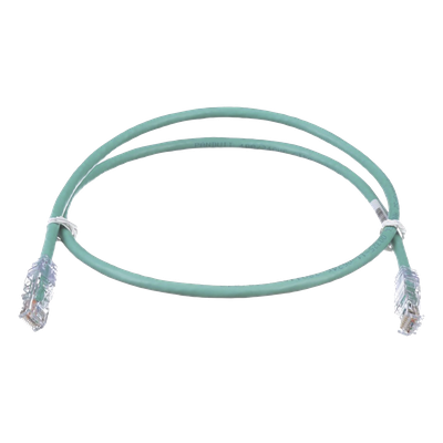 Cable de Parcheo TX6, UTP Cat6, 24 AWG, CM, Color Verde, 0.91 Metros (3 Pies)