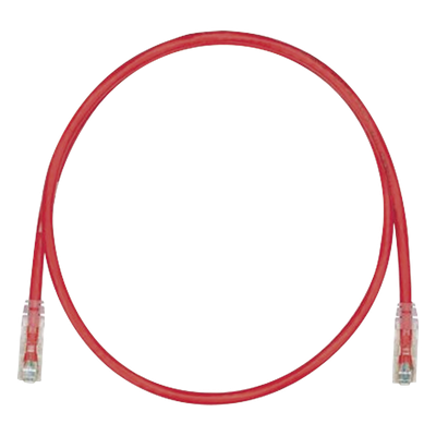 Cable de Parcheo TX6, UTP Cat6, 24 AWG, CM, Color Rojo, 30.48 Metros (100 Pies)