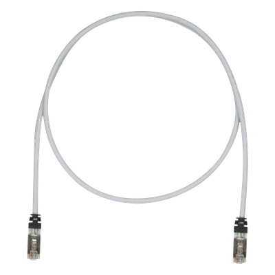 Patch Cord Cat6A, Blindado S/FTP, CM/LS0H, 5.18 Metros (17 Pies), Color Gris