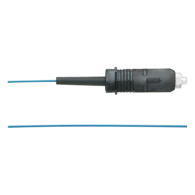 Pigtail de Fibra Óptica SC Simplex, Multimodo OM4 50/125, 900um, Color Aqua, 1 Metro (3.28 Pies)