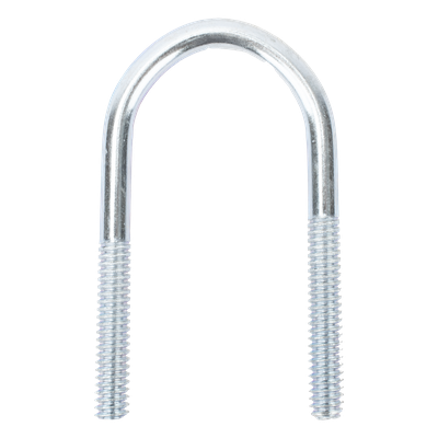 Abrazadera tipo U de 1 1/4", con acabado Electro Zinc, no incluye tuercas y arandelas 