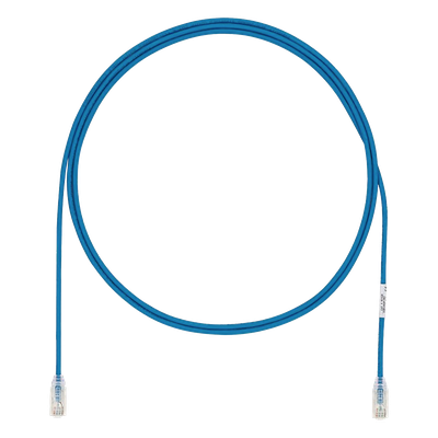 Cable de Parcheo UTP Cat6A, CM/LSZH, Diámetro Reducido (28AWG), Color Azul, 17 Metros (55.77 Pies)