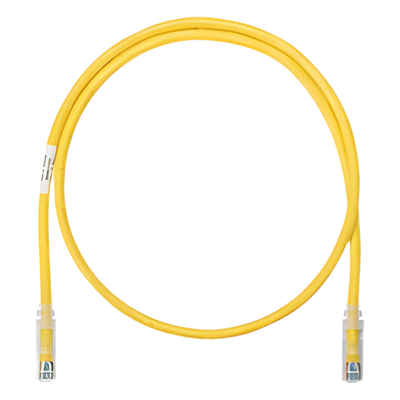 Cable de Parcheo UTP Categoría 6, con Plug Modular en Cada Extremo - 2 Metros (6.56 Pies) - Amarillo