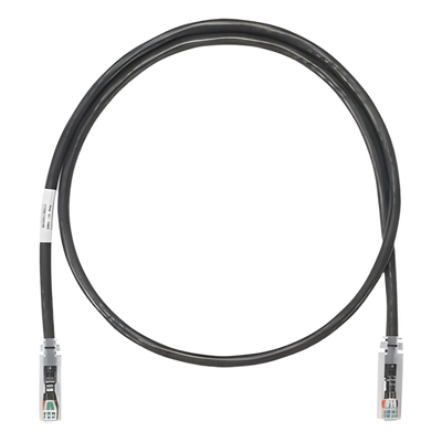 Cable de Parcheo UTP Categoría 6, con Plug Modular en Cada Extremo - 3 Metros (9.84 Pies) - Negro