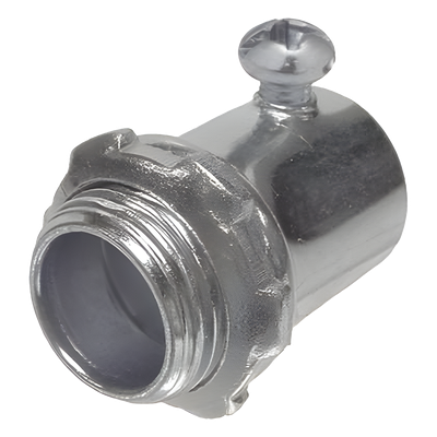 Conector de 1 1/4" (32 mm) para Pared Delgada con Tornillo.