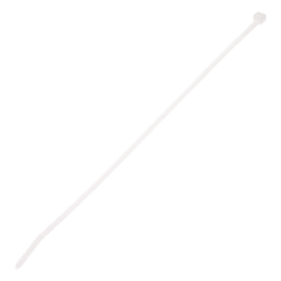 Cincho de Nylon 6.6 Pan-Ty ®, Color Natural, 292 mm largo x 4.8mm ancho, sección transversal estándar, Paquete de 100 piezas