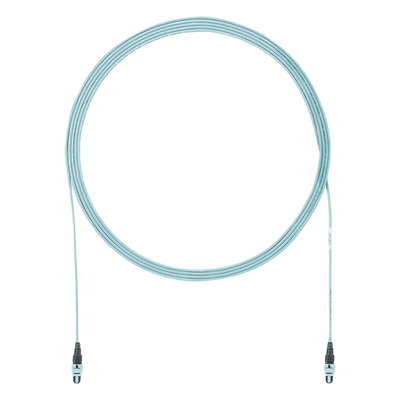 Cable de Interconexión de 12 Fibras Ópticas Multimodo OM4, Con Conector Pan-MPO Hembra - Hembra, Polaridad A, LSZH, de 17 Metros (55.77 Pies)