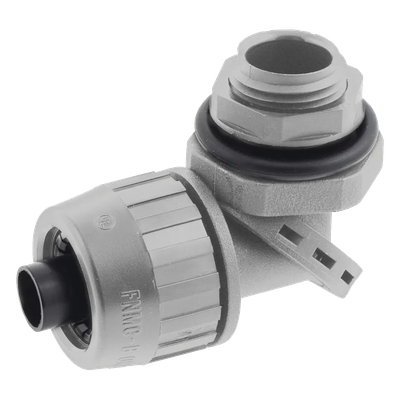 Conector Multi Posición de Nylon de 3/4" para Tubería Liquidtight Polytuff.
