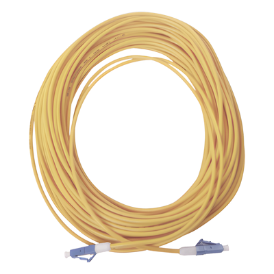Jumper de Fibra Óptica Monomodo LC/UPC-LC/UPC Simplex de 50 Metros (164.04 Pies), 2mm