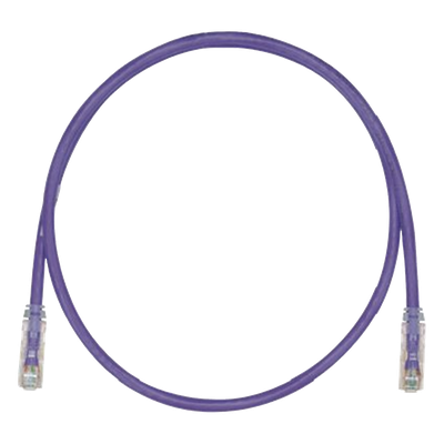 Cable de Parcheo TX6, UTP Cat6, 24 AWG, CM, Color Violeta, 8 Metros (26.25 Pies)