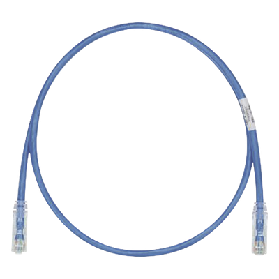Cable de Parcheo TX6, UTP Cat6, 24 AWG, CM, Color Azul, 10.67 Metros (35 Pies)