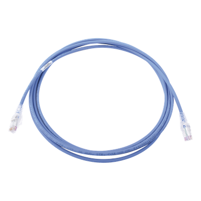 Patch Cord MC6 Modular Cat6 UTP, CM/LS0H, 3.05 Metros (10 Pies), Color Azul
