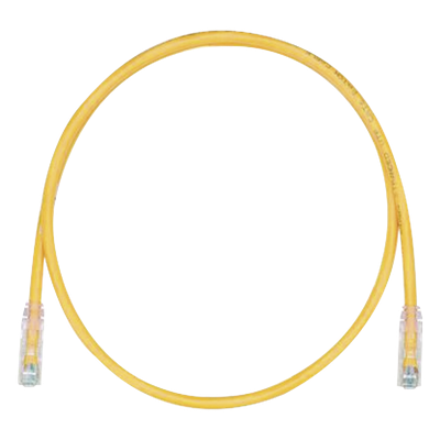 Cable de Parcheo TX6, UTP Cat6, 24 AWG, CM, Color Amarillo, 9.14 Metros (30 Pies)