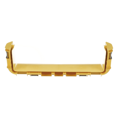 Union Recta "Cople", Para Canaleta FiberRunner™ 12X4, Color Amarillo