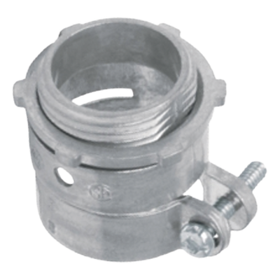 Conector recto para tubo flexible de 2 1/2" (63 mm).