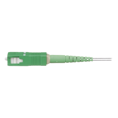 Conector de Fibra Óptica Tipo Splice-On, Monomodo SC/APC, Para Fibra de 250/900um, Color Verde