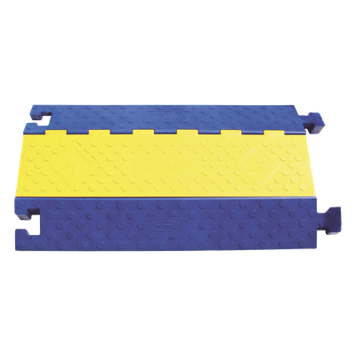 Gestión de Cableado Kellems / Truk Trak de 3 Canales / Color Azul y Amarillo