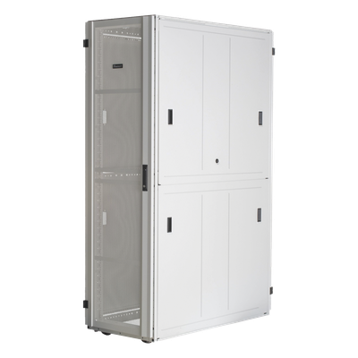 Gabinete FlexFusion™ XGL (Light) para Centros de Datos, 42 UR, 600 mm de Ancho, 1200 mm de Profundidad, Fabricado en Acero, Color Blanco