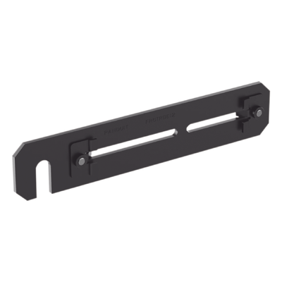 Soporte de Montaje a Techo, para Canaletas FiberRunner 4X4 o 6x4, Uso con Varilla Roscada de 1/2", Color Negro